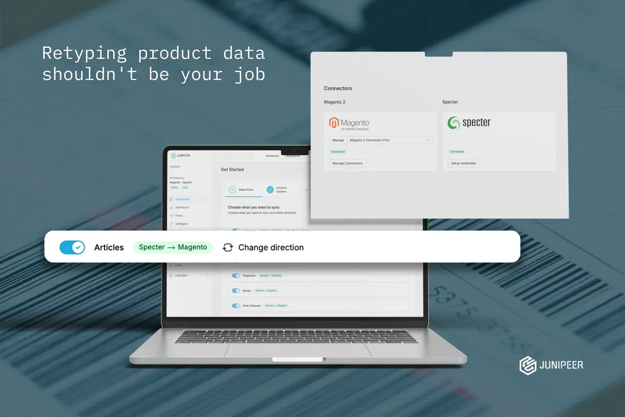 Still retyping product data? How article sync between webshop and ERP actually works