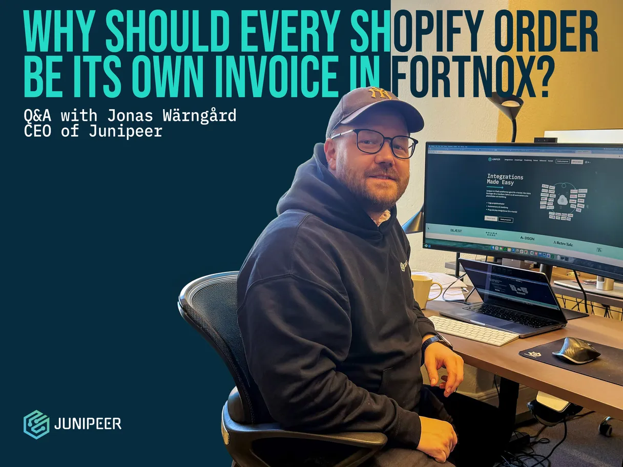 Why should every Shopify order be its own invoice in Fortnox?