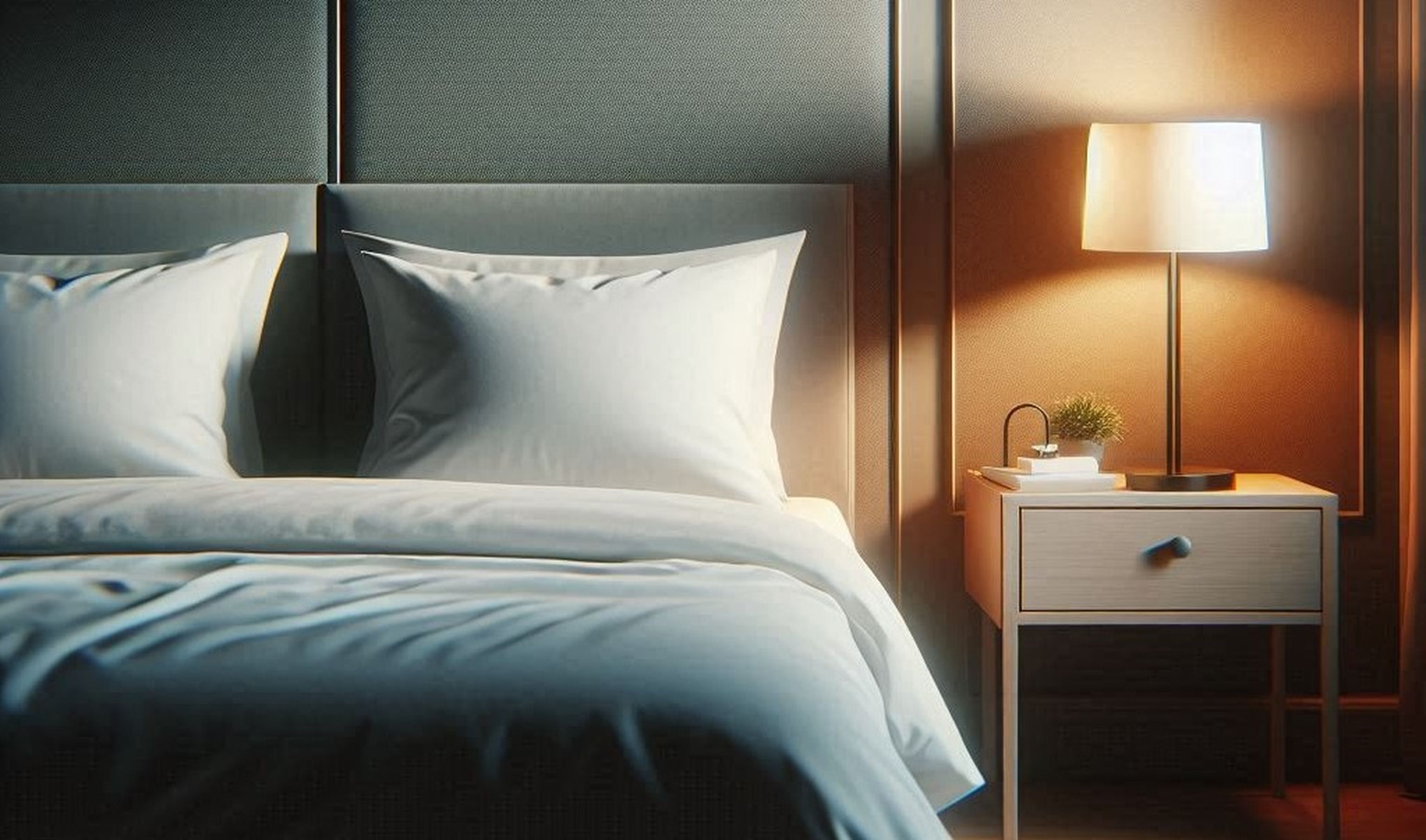hotellimainen makuuhuone