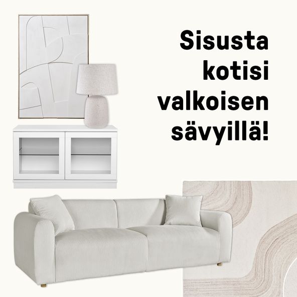 sisusta kotisi valkoisen sävyillä!