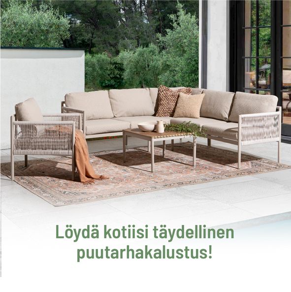 Löydä kotiisi täydelline puutarhakalustus