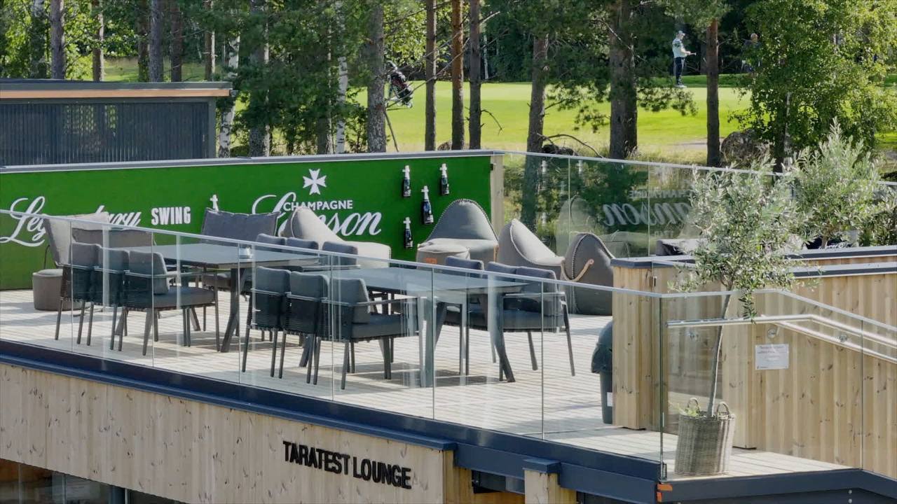 Kuva Golf Pirkkalan uuden terassin kattoterassilta