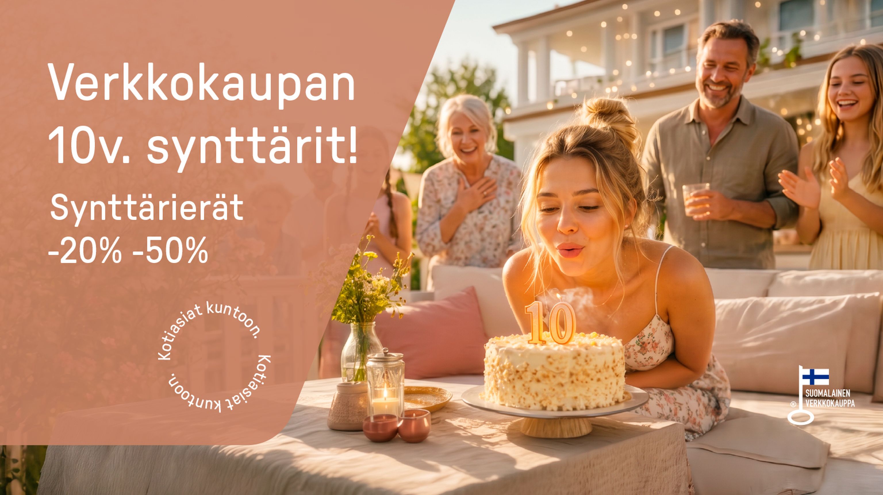 verkkokaupan synttärit