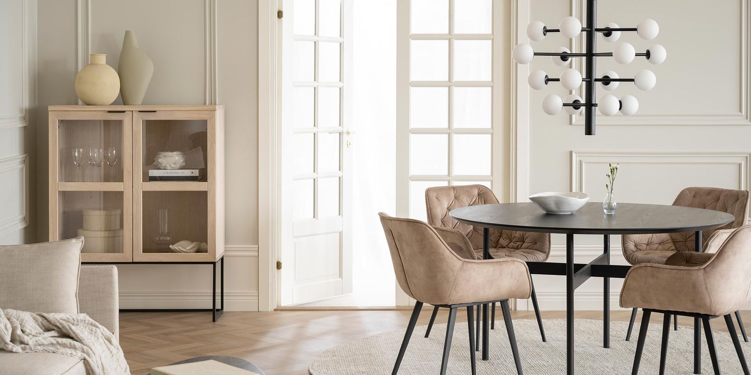 ruokailutila beige fiiliskuva
