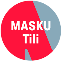 Masku tili kaksivärinen logo