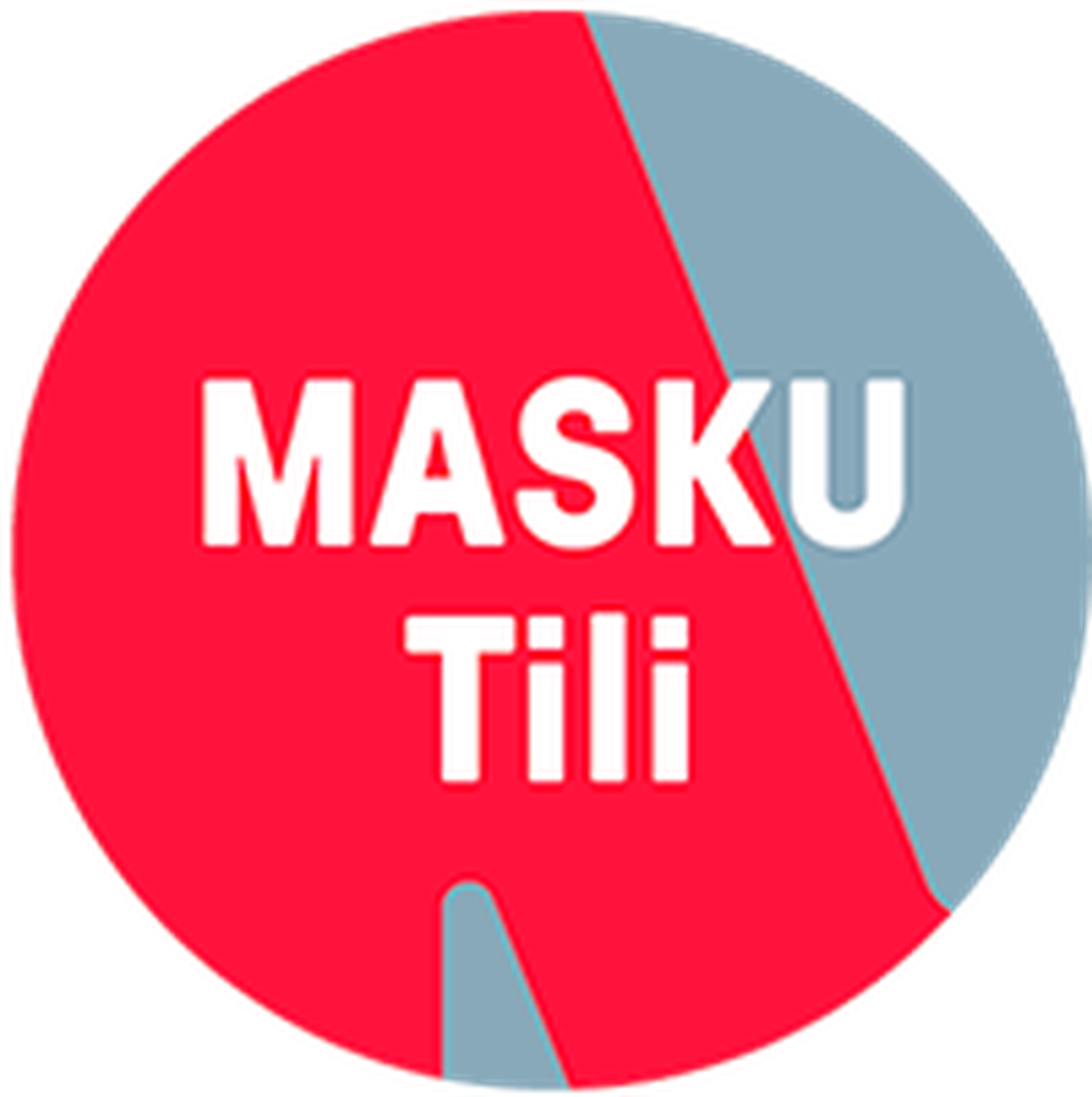 Masku tili kaksivärinen logo