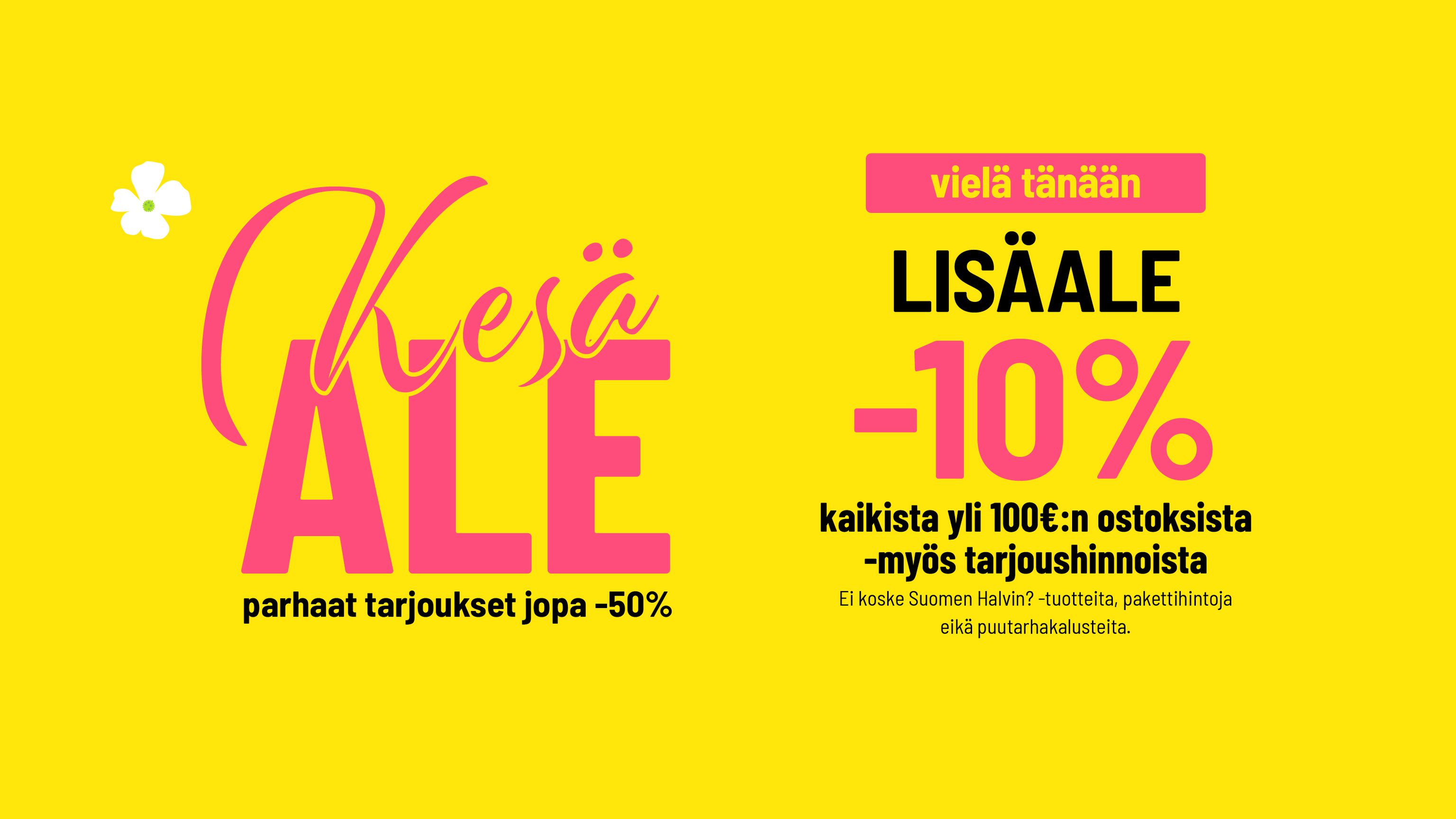 kesäale voimassa vielä tänään