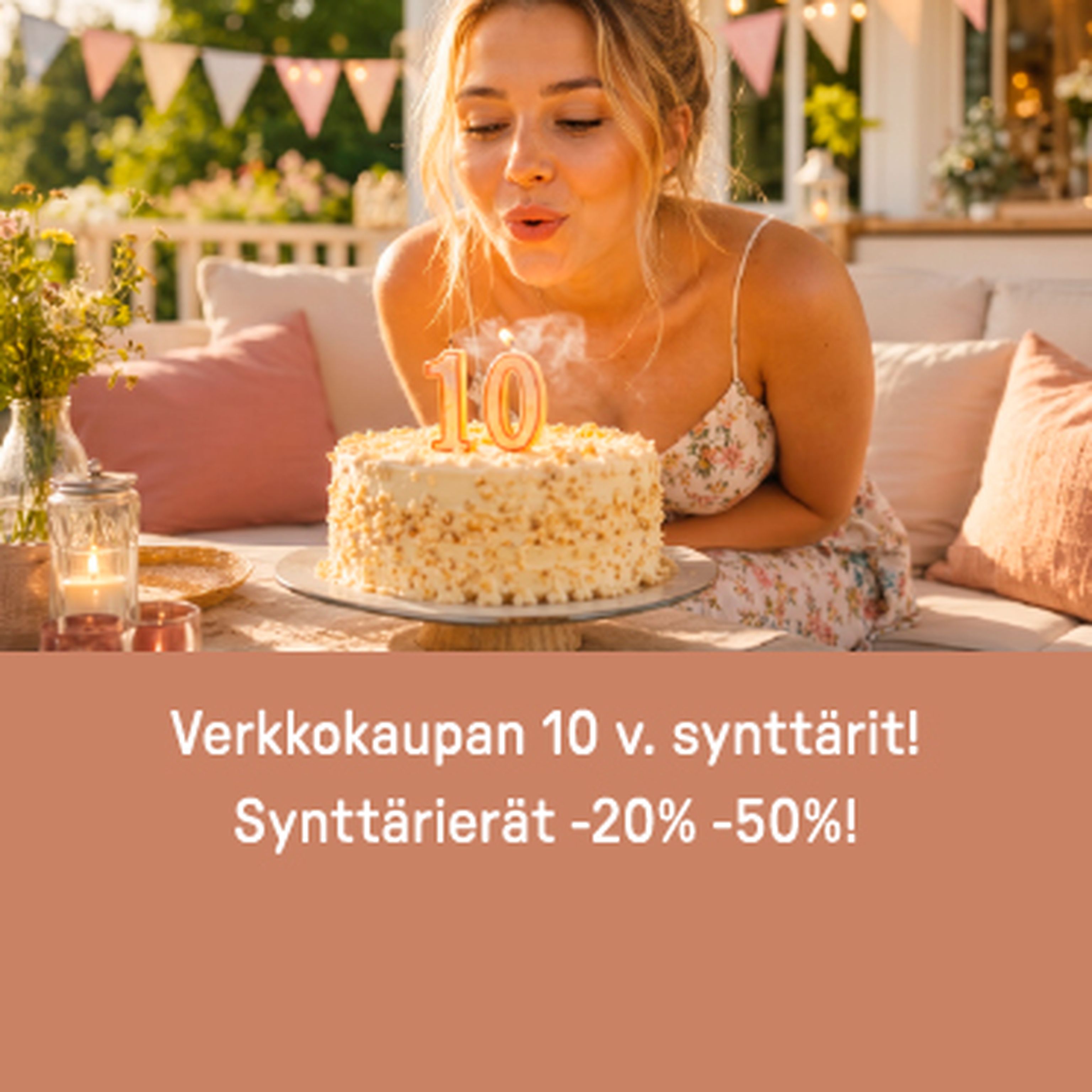Verkkokaupan 10v. synttärit!