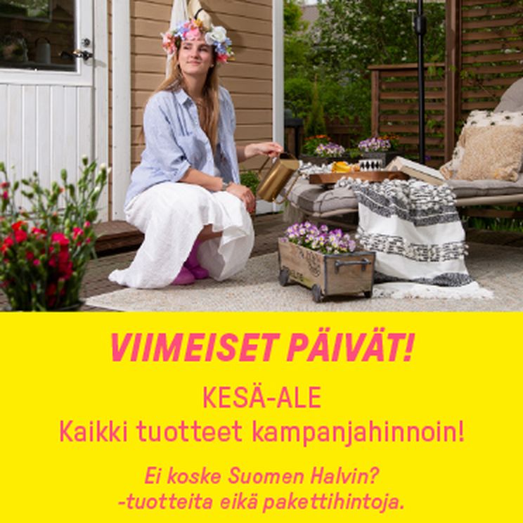 Kesäale kaikki tuotteet kampanjahinnoin!
