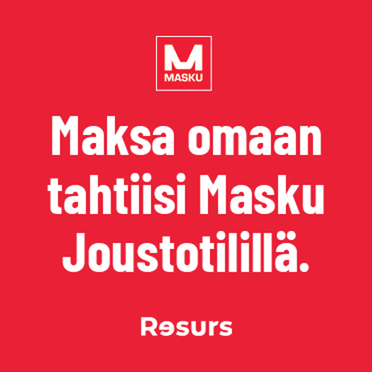 maksa omaan tahtiisi masku joustotilillä