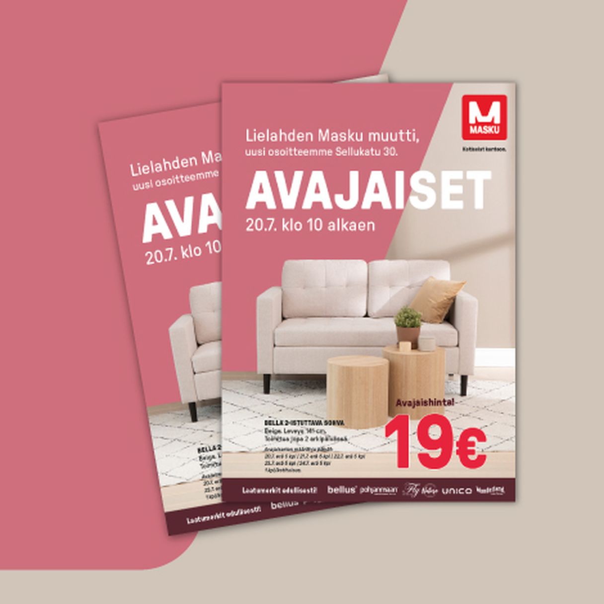 Tarjouslehti Lielahden avajaiset