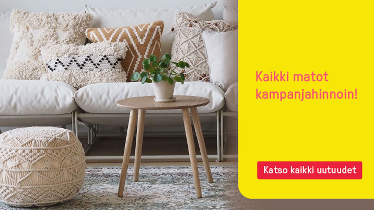 kaikki matot kampanjahinnoin