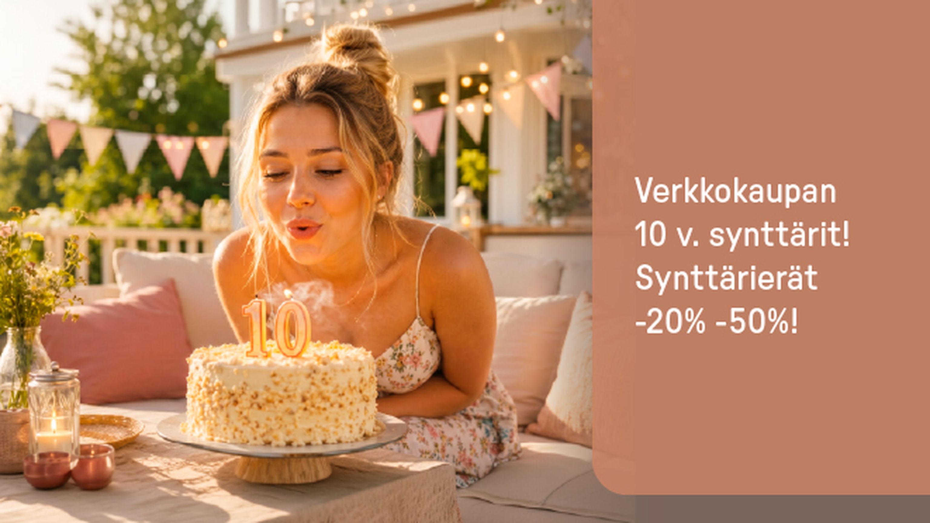 Verkkokaupan 10v. synttärit!