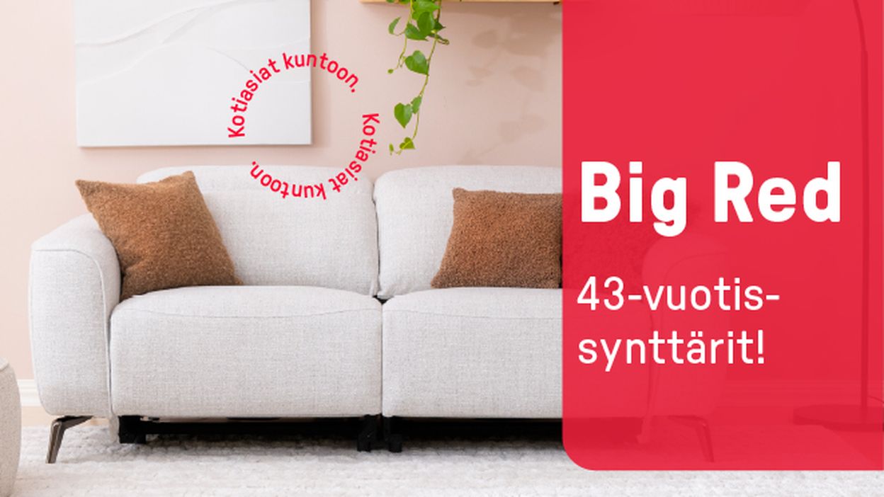 BIG RED 43-vuotissynttärit