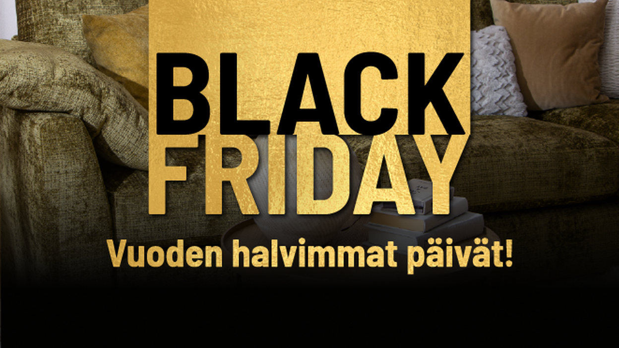 Black Friday vuoden halvimmat päivät