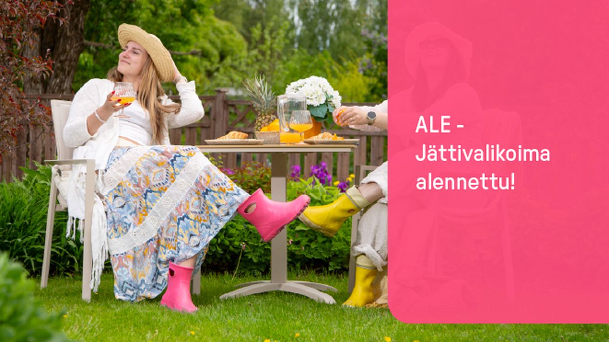 Kesäale jättivalikoima alennettu!