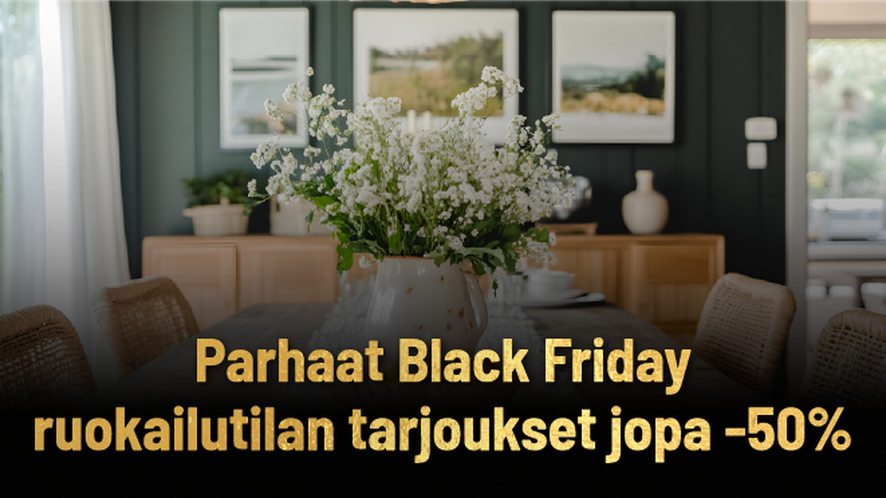 parhaat black friday ruokailutilan tarjoukset