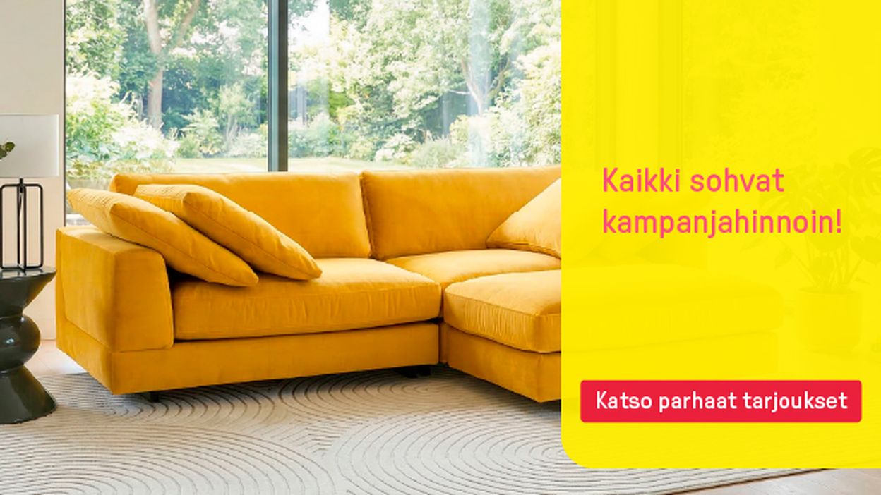 kaikki sohvat kampanjahinnoin