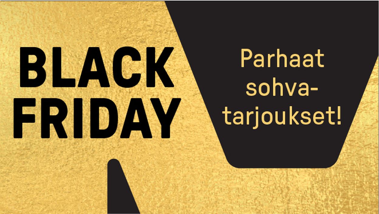 Black Friday parhaat sohvatarjoukset!