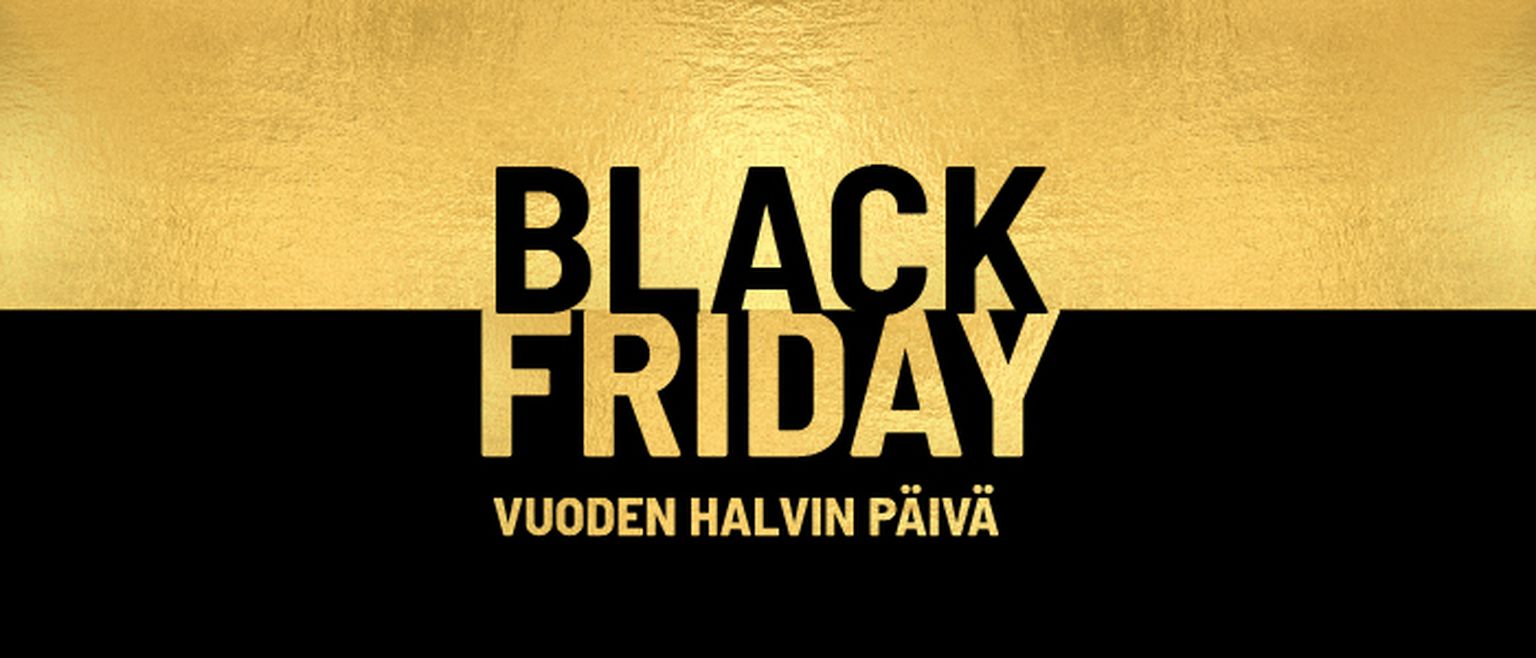black friday vuoden halvin päivä