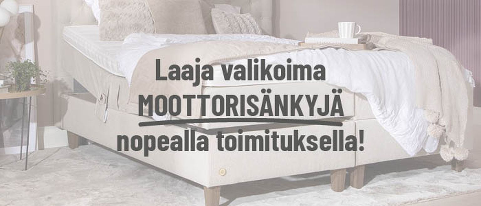 Laaja valikoima moottorisänkyjä nopealla toimituksella