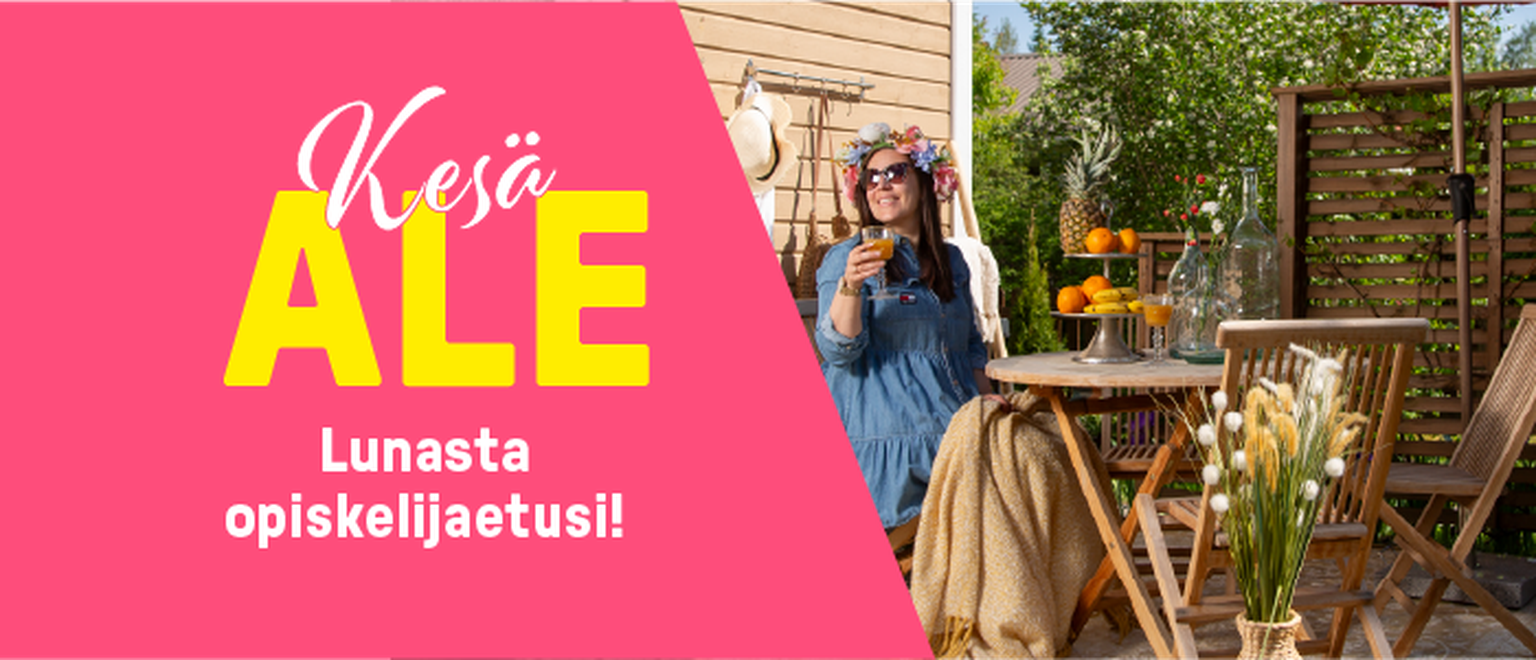 KesäALE lunasta opiskelijaetusi