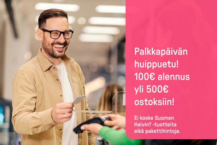 palkkapäivän huippuetu!
