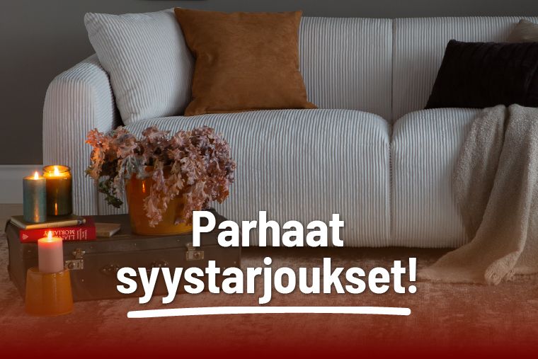 parhaat syystarjoukset