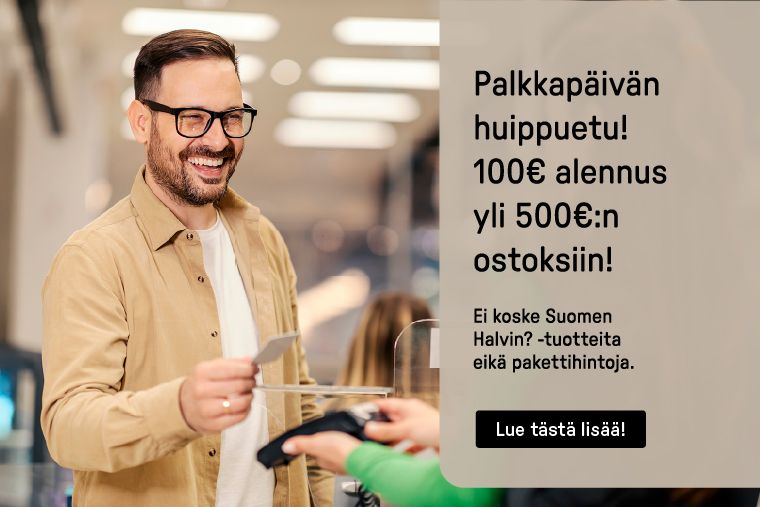 palkkapäivän huippuetu!