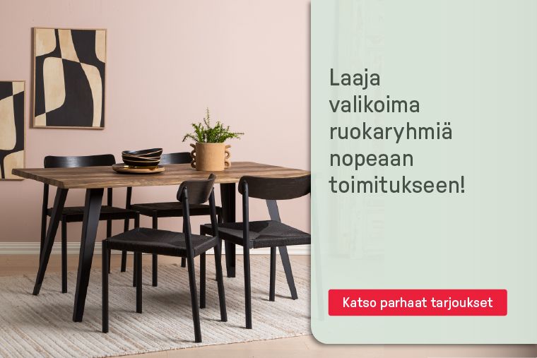 laaja valikoima ruokaryhmiä nopeaan toimitukseen!