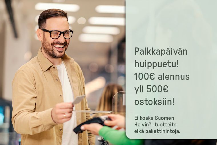 palkkapäivän huippuetu!