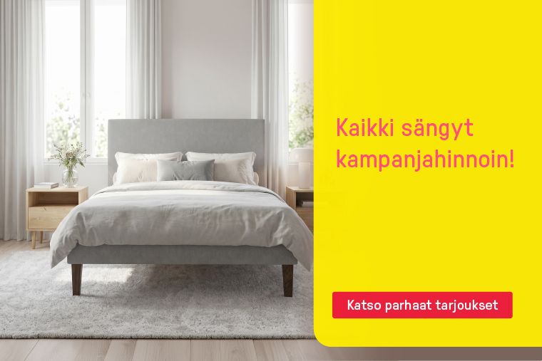 kaikki sängyt kampanjahinnoin