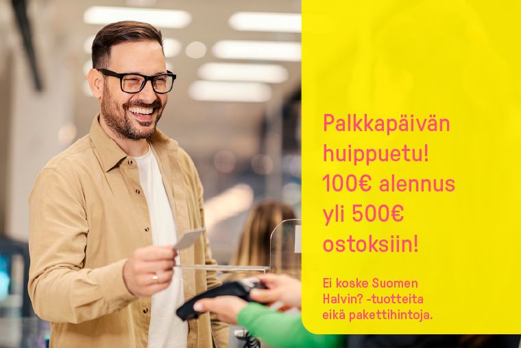 palkkapäivän huippuetu!