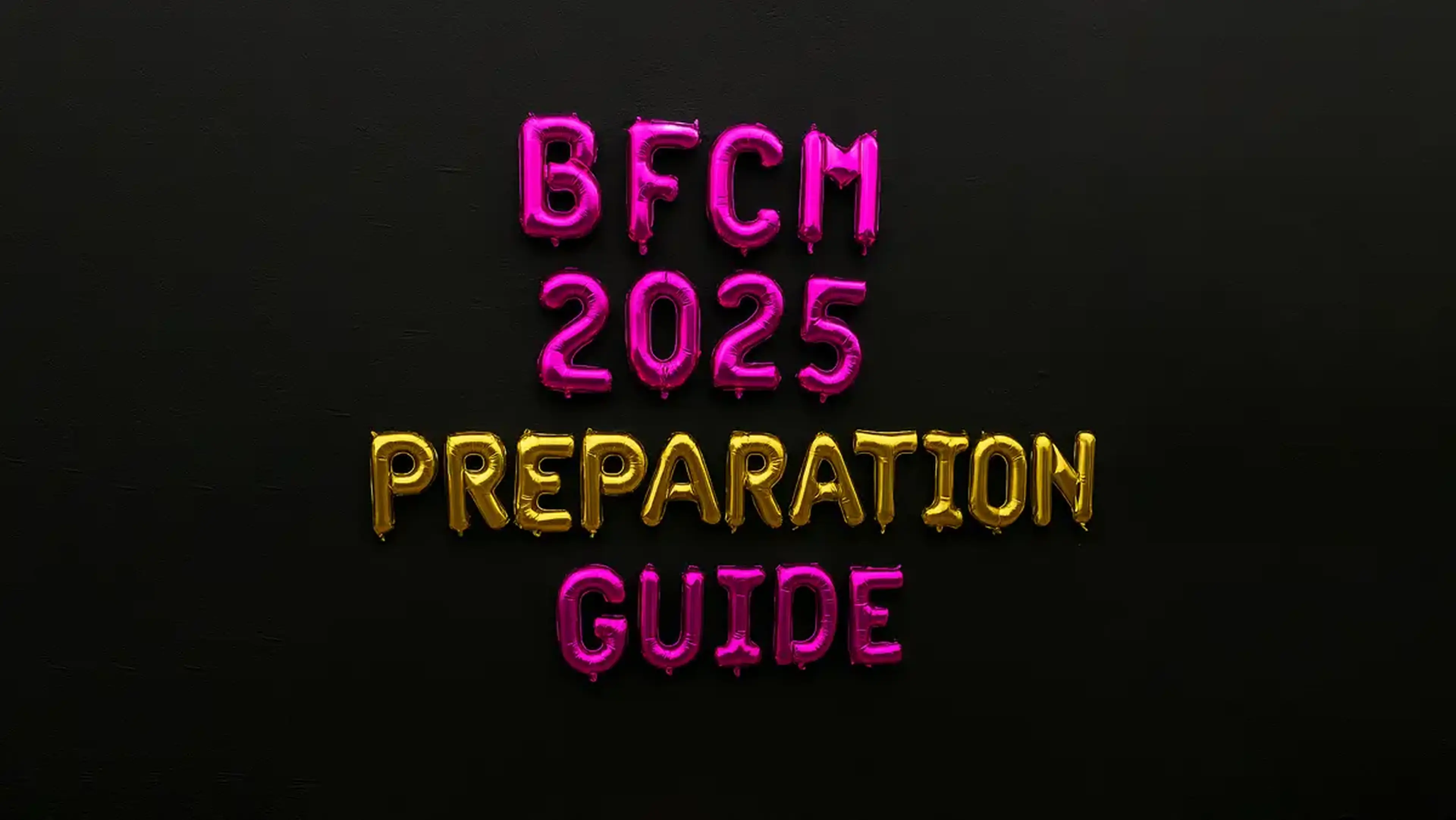 BFCM 2025 preparation guide