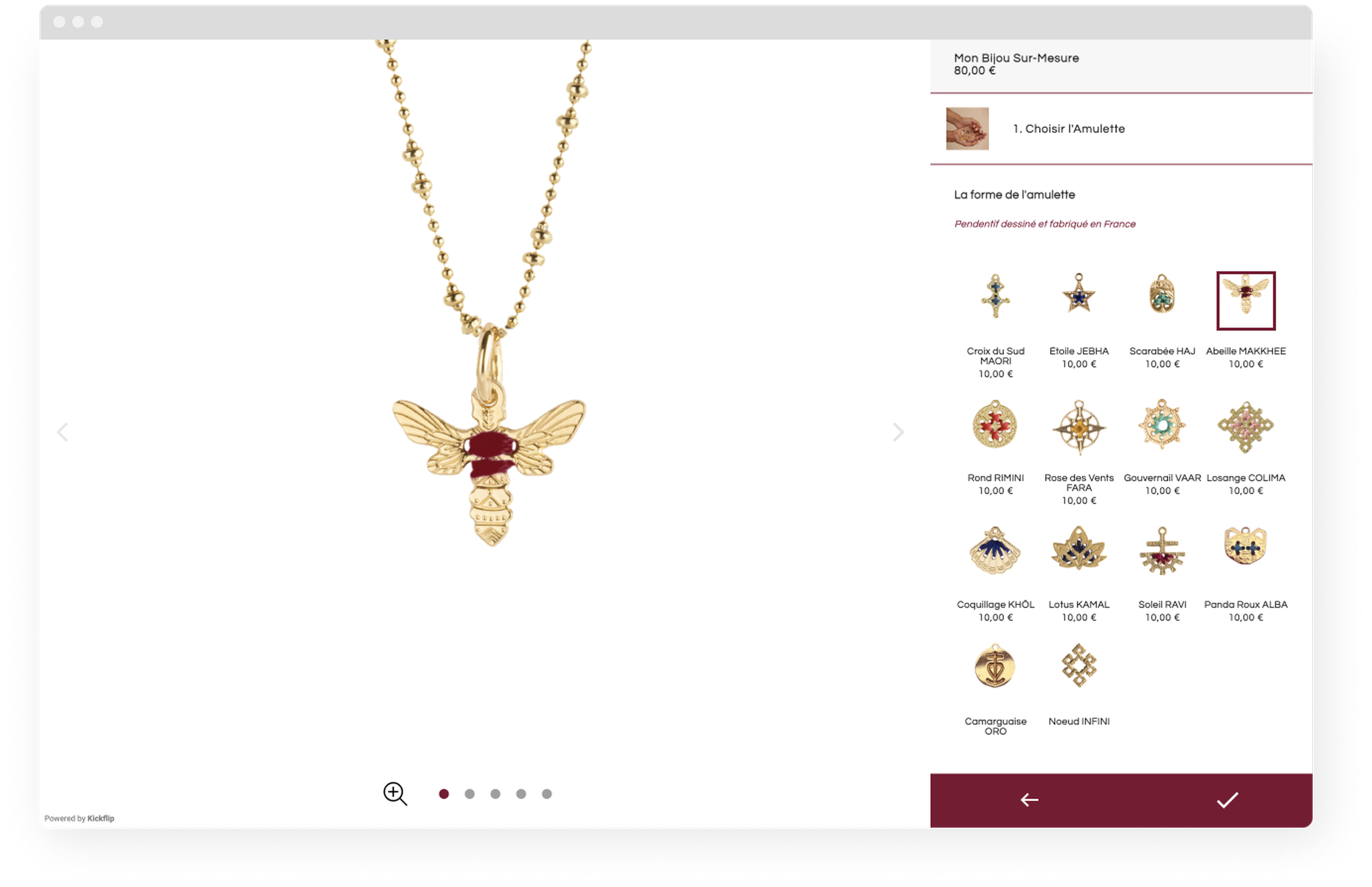 Product customizer app for personalized jewelry | Kickflip