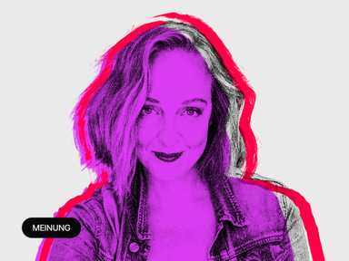 Ein stilisiertes Portrait von Nunu Kaller.