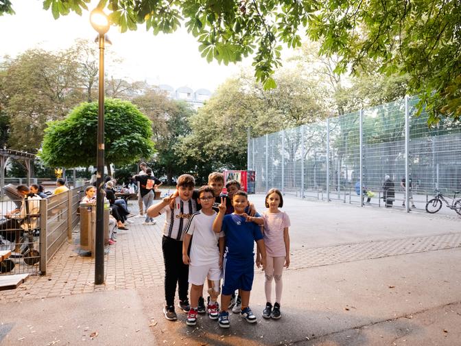 Kinder in Favoriten.