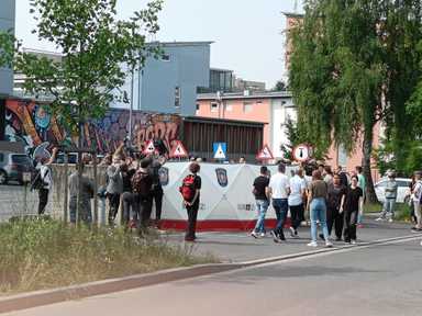 Medienvertreter in Graz