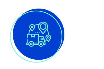 Icon kurze Wege Logistikemissionen
