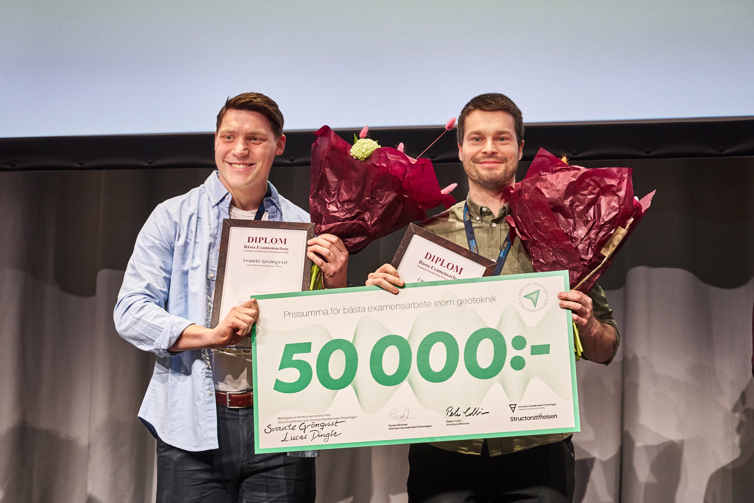 Bästa examensarbete inom geoteknik 2025