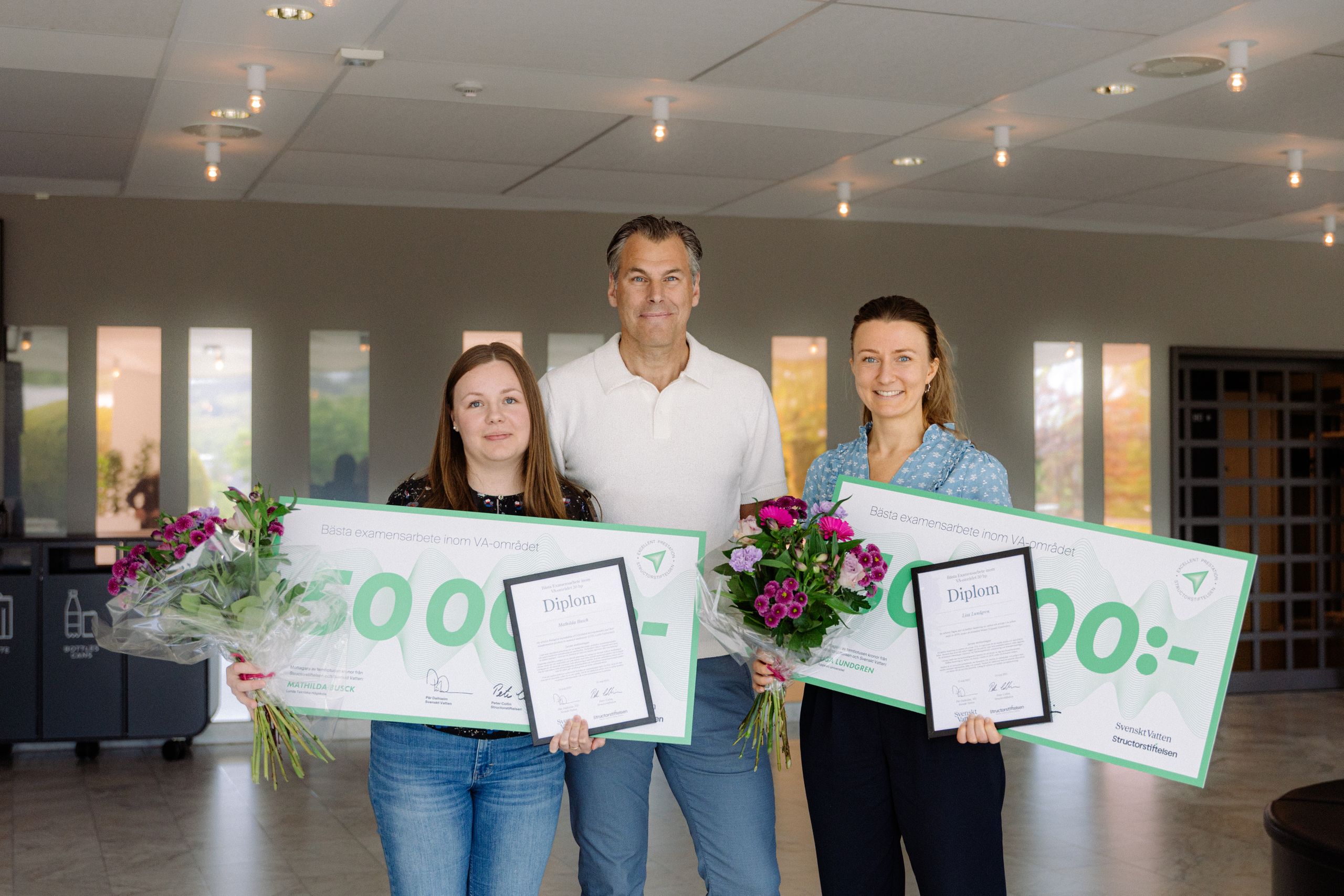 Vinnare av bästa examensarbete VA-2025
