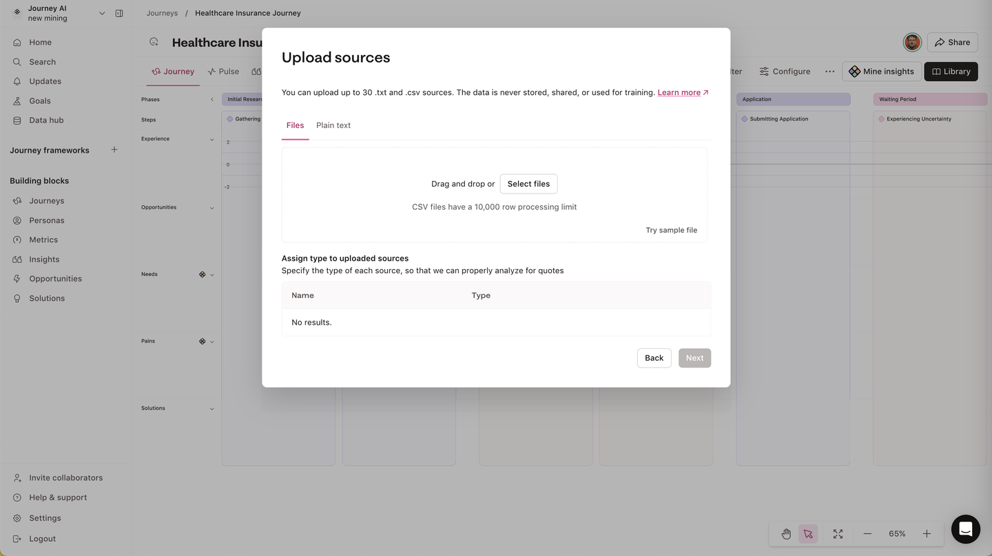 Upload New Sources