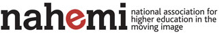 national association for higher education in the moving image logo