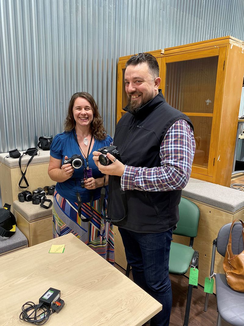 Recycling redundant cameras and equipment Leeds Arts University