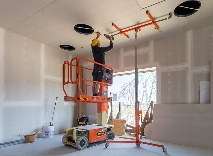 Metal stud plafond