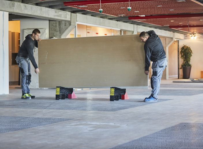 Sjouwers en kunstof bokken