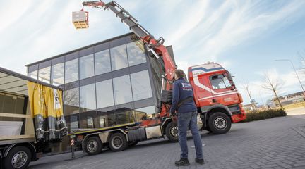 27 meter kraan Paraat Transport