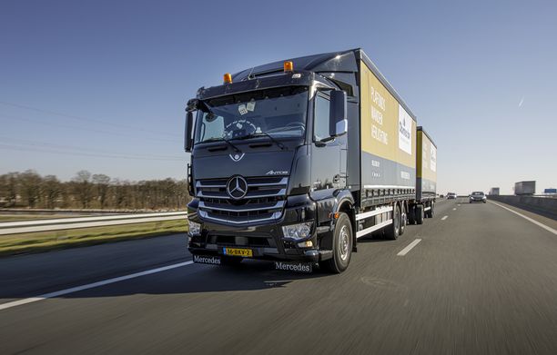 Logistiek vrachtwagen