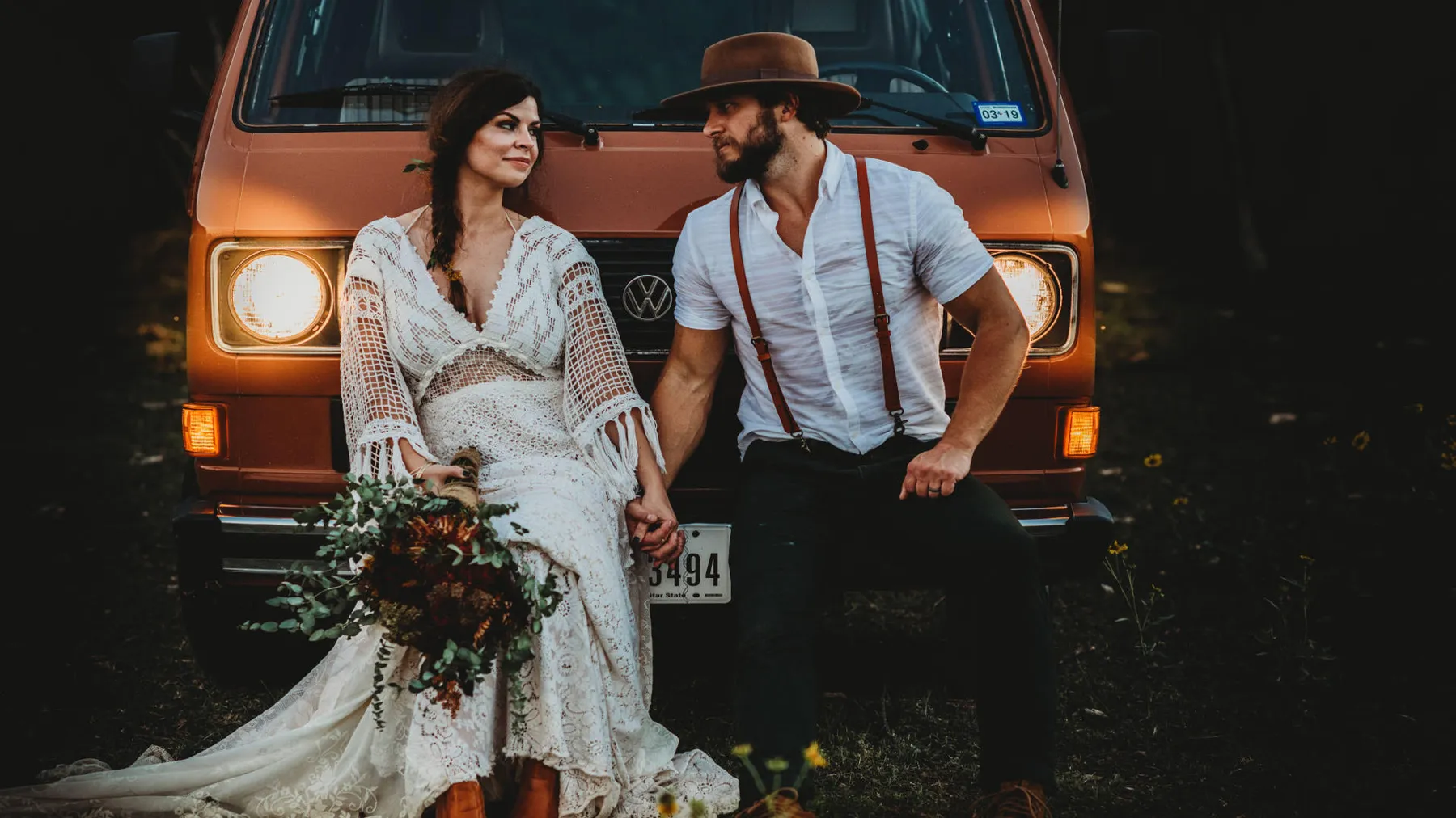 Volkswagen busje als trouwauto op je trouwdag