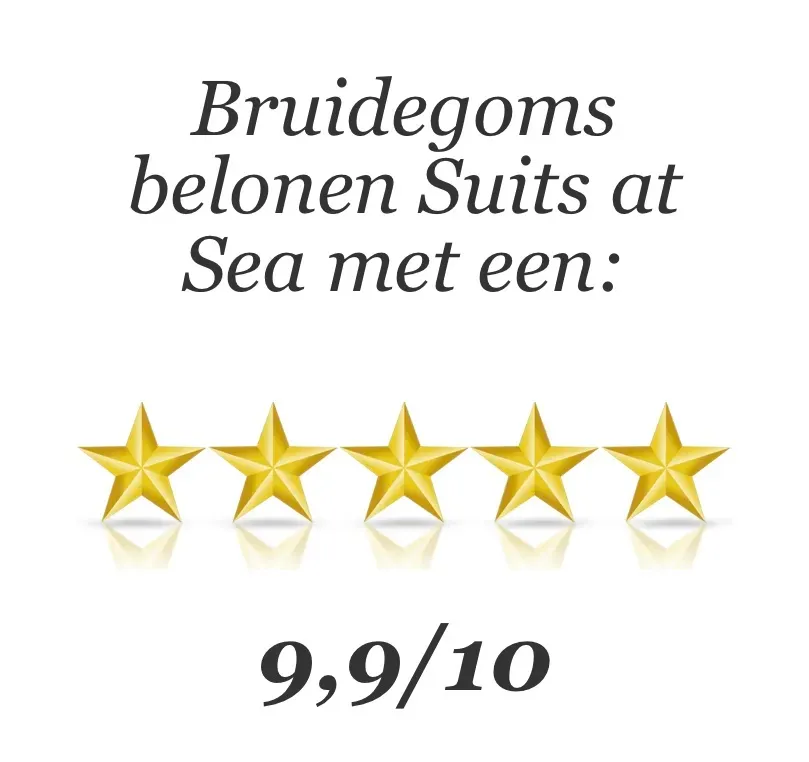 Beste trouwpakkenwinkel van Nederland - 9.9 volgens honderden bruidegoms